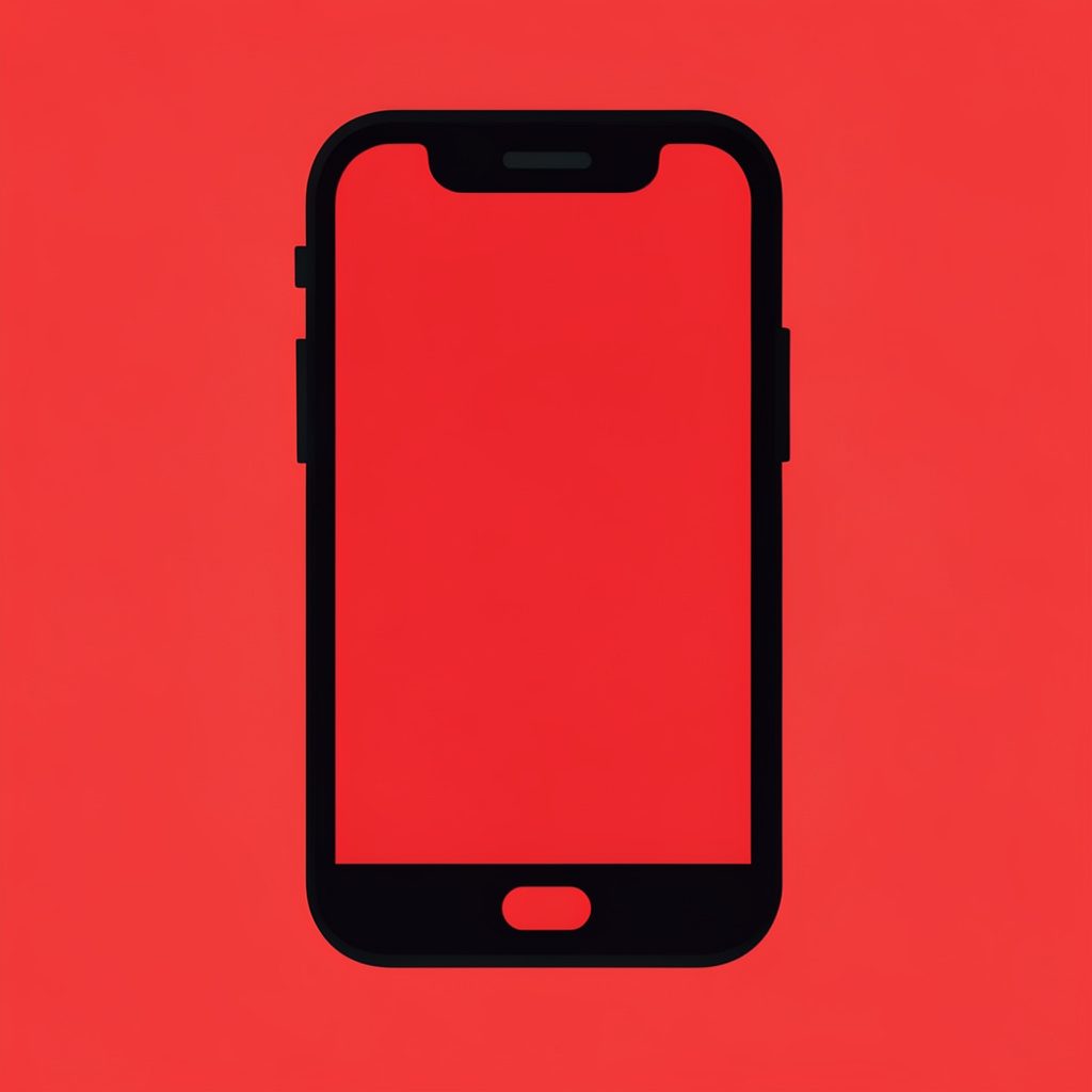Flat vector illustration of abstract communication lines and message bubbles in deep charcoal and crimson tones, evoking connection and outreach